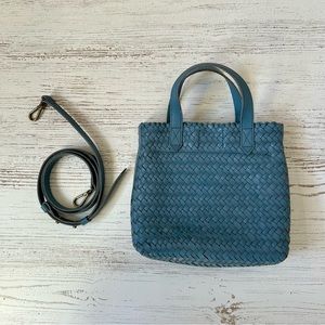 Madewell The Small Transport Crossbody: Woven Leather Edition